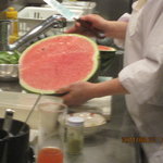 でんでんむし - お裾分けのスイカ