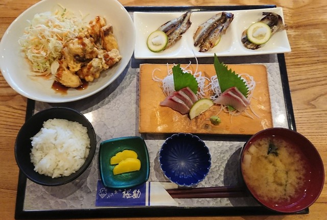 づけ丼屋 桜勘 , 海の桜勘カンパチから揚げ定食