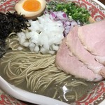 幻庵 - 激煮干しそば＠900円 大盛り+50円