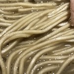 幻庵 - 激煮干しそば 麺アップ