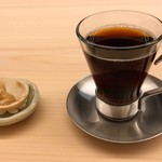 くすのき - 最中と黒玄米茶