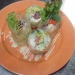 岩山海 - 海鮮たっぷり生春巻き　600円