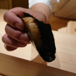 鮨 つぼみ - 平貝の磯辺焼き