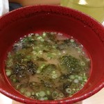 鮨 つぼみ - 味噌汁
