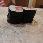鮨 つぼみ - トロタク巻き
