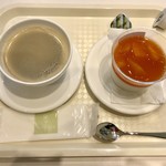 カフェ・ディ・フェスタ - アメリカン、絹ごし杏仁ダブルオレンジの空中写真 2017/06/14