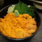 札幌市場めし　まるさん亭 - 利尻産エゾばふん、塩水のうに丼　【　２０１１年８月　】15