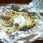 寿楽 - 甘鯛と茸のホイル焼