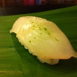 幸寿し 本店 - ヒラメ柚子塩