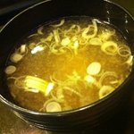 幸寿し - 味噌汁(?)