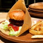 TSUCHIYAMA COFFEE - 料理写真:ハンバーガー＆ポテト