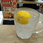 餃子のたっちゃん - 檸檬フィズ（ハッピーアワー190円）