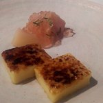 PRIMO - クレーマカタナーラ 桃のコンポートとジュレ（2018.8）