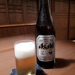 摘み草の宿 こまつ - アサヒスーパードライ中瓶