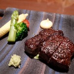 黒毛和牛のヒレステーキ　旨い