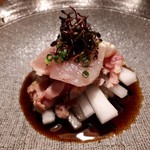 地鶏のたたき　意外意外な美味しさ