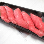 居食屋 浅伊 - ザブトンローストビーフにぎり　１０８０円（税込）【２０１８年８月】