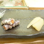 鮨 棗 - シャコ、カズノコ