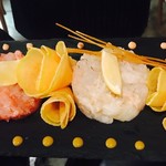 Trattoria Il Marinaio - 白身魚と海老のタタキ