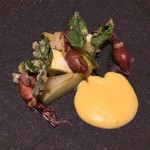 酒の宿 玉城屋 - ホタルイカ　柑橘のソース