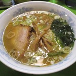 中華そば 万楽 - ラーメン 並 500円（税込）。　　　　　2018.08.28