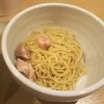 らぁ麺 鳳仙花 - 替え玉。細切れ肉も入っている！