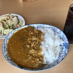 Dream - ランチ"本日のカレー"。この日はキーマカレーでした。