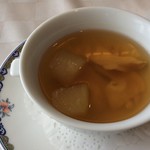 中国料理　桃花林 - 貝と冬瓜のスープ