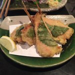魚真 - 黒ムツの天ぷら