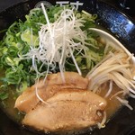 広島ラーメン 万丈 - ねぎラーメン