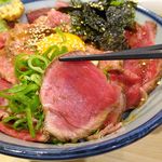 Yakiniku Kokokara - ローストビーフ丼（大）1,000円