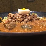 SPICY CURRY 魯珈 - 今回は念願の肉ダブル