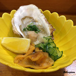 八重さわ - 牡蠣と海鞘の酢の物