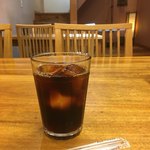 三瀬谷　大黒屋 - サービスコーヒー  奥には ミニ囲炉裏席