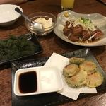 沖縄時間 - 海ぶどう、ジーマミー豆腐、ラフテー、ゴーヤ肉詰め天ぷら