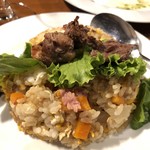 nobu’s - ガーリックライス半分