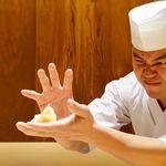 鮨 由う - イシガキ貝尾崎劇場（写真の許可を頂きました）