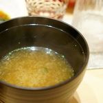 鮨 由う - お味噌汁
