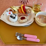 会席料理 かど36 - お子様ランチ。豆腐ハンバーグうまし！