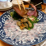 魚市場 小松 - アコウのお造り