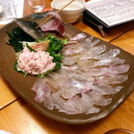 魚市場 小松 - ハギのお造り