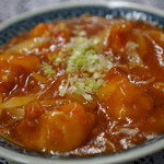 らーめん天上 - めちゃ推し！海老チリ900円