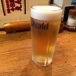 立呑・ホルモン串　千日前えん - 生ビール