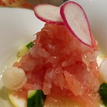 食堂 あいそ - グレープフルーツみぞれ酢