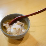 鮨松榮 - 煮蛤 リゾット風