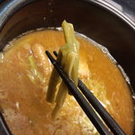 博多 元蔵 - ﾒﾝﾏみたいに見えるのは山クラゲで、ｺﾘｺﾘして旨味があり、食感楽し気