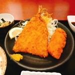 マルハチ商店 - ☆アジフライ&イカフライ定食☆