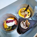 PATISSERIE blossom - タルト2つと蒸し焼ショコラ