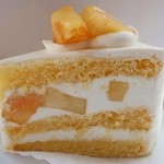Puru Suto Kashi Ten - 桃のショートケーキ
