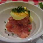 ビストロ アオキ - マグロのタルタル